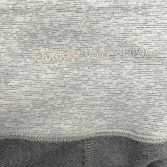 OUTDOOR VOICES gray springs 7/8 leggings size medium - Picture 3 of 3